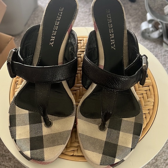 Burberry, wedge sandals in size 40 - Picture 3 of 8